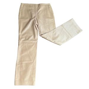 DKNY Women’s Genuine Leather Pant, Wicker, Size 14, Y2K